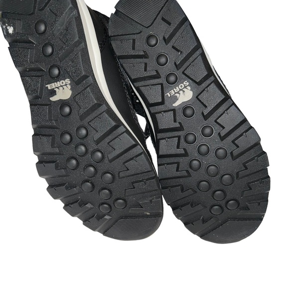 SOREL GIRL'S black WHITNEY WINTER BOOT size 3 youth - Picture 2 of 5